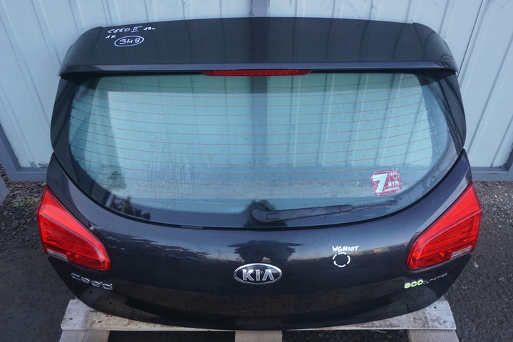 фото №2, Kia pro ceed ii крышка багажника 73700a2000 цвет 1k стекло 87110a2000