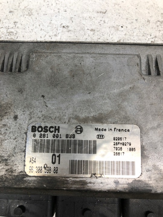 фото №2, Комп'ютер двигуна psa 0281001839 9630059880