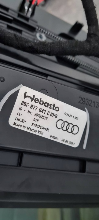 фото №16, Sq5 80a q5 рестайлинг люк панорама люк рама стекло sportback