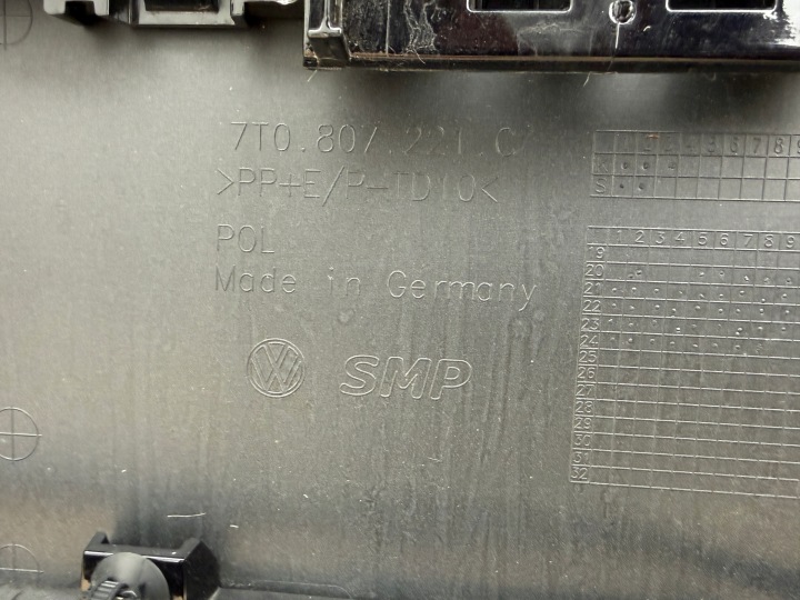 фото №14, Бампер решётка vw t7 w цвет lh7j pdcx6 жгут идеал оригинал 7t0807221c