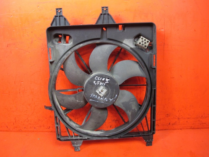 фото №1, Clio ii kangoo i 1.5 вентилятор вентилятор радіатор