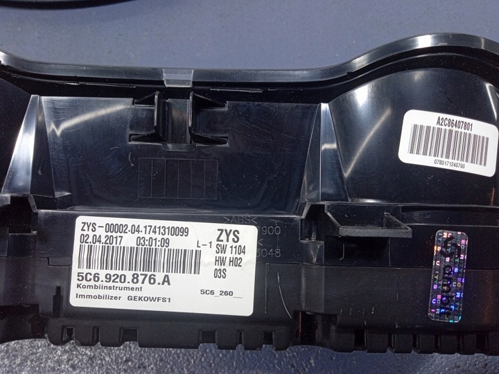 фото №6, Vw jetta vi 5c6 2.0 tdi прилади спідометр  eu 5c6920876a