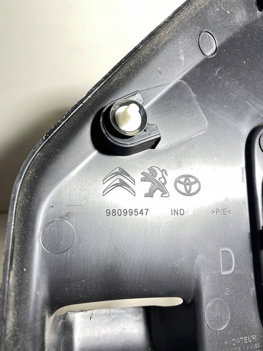 фото №7, Захист заглушка двері ручка праві bok expert jumpy iii 3 proace 2 98099547