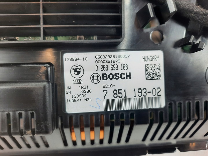 фото №5, Спідометр  прилади 7856867 bmw m5 f10 m6 f06 uk usa