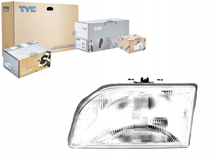 фото №1, Tyc фара h4 механічний колір вкладиш: чорний f