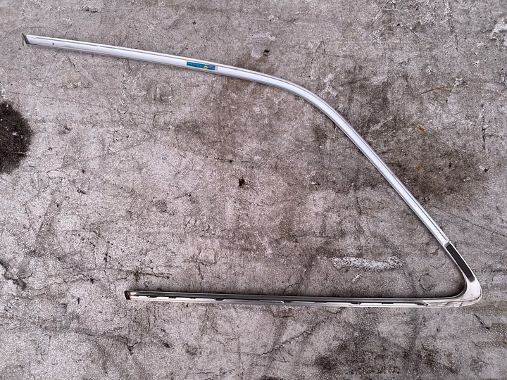 фото №3, Audi q7 4m0 планка рамка скла хром зад ліва