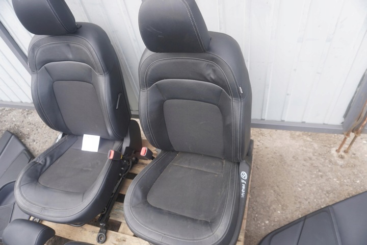 фото №9, Kia sportage iii sl сидіння диван чорна шкіра uk оббивка 2012рік