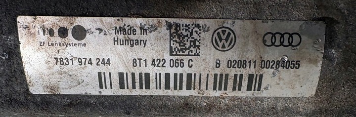 фото №5, Audi a4 b8 рейка рульового управління трансмісія європа