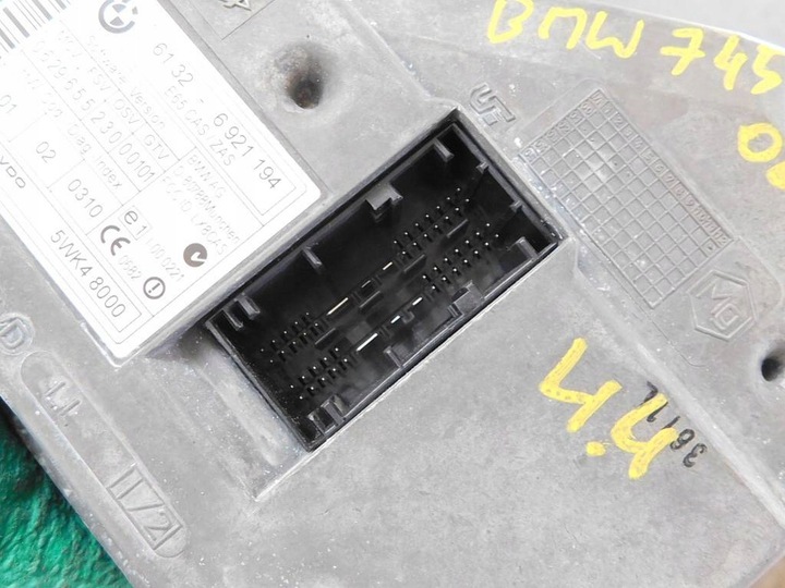 фото №7, Bmw e65 745i n62b44 02r модуль cas замок зажигания pilot