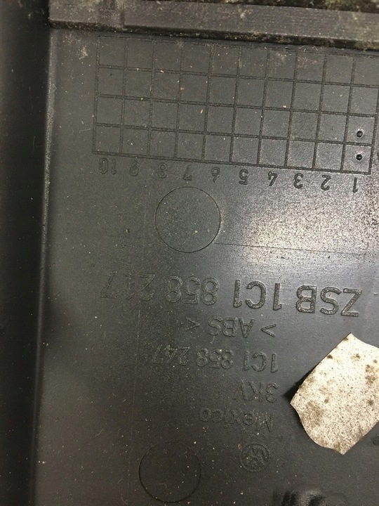 фото №15, Пластик захист консолі ліва vw new beetle 1c1858217