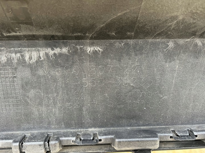 фото №9, Vw golf 8 viii аксессуар 5h0 решётка радиатора led бампер перед