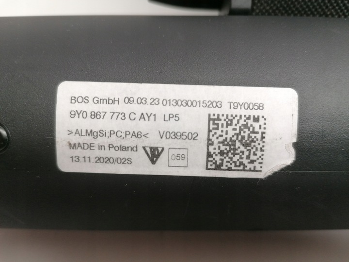 фото №6, Porsche cayenne iii 9y ролета багажника новая оригинал 2017-