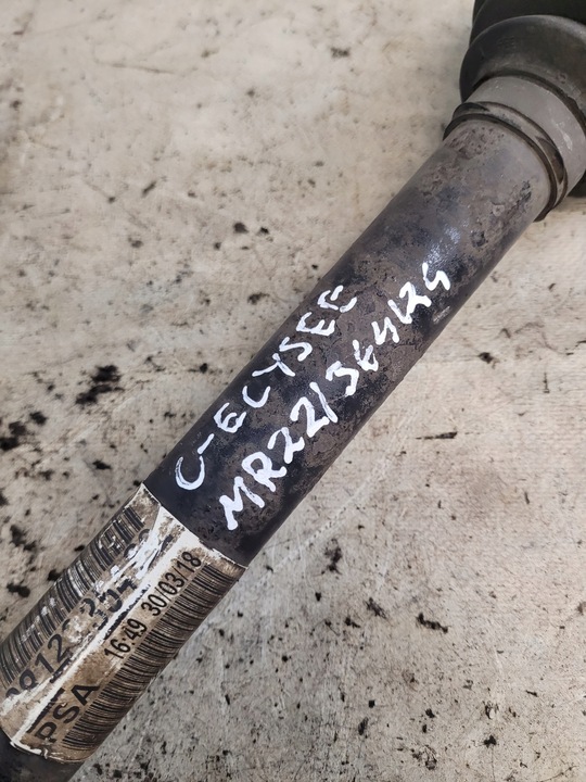 фото №10, Піввісь права оригінальний номер 9812035480 citroen c-elysee ii 1.6 bluehdi