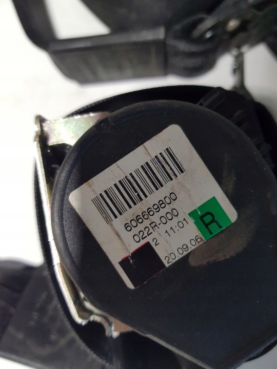 фото №3, Ремни комплект audi q7 4l перед зад левый правые