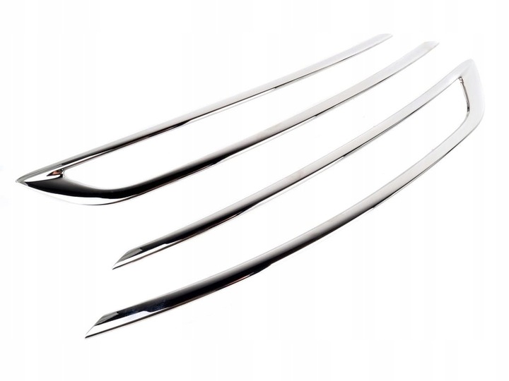 фото №2, Планка хром бампера перед комплект citroen c4 grand picasso ii 13-16 r.