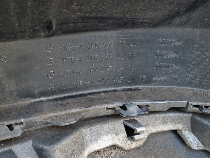 фото №11, Mercedes ml 166 w166 a166 бампер переднє перед