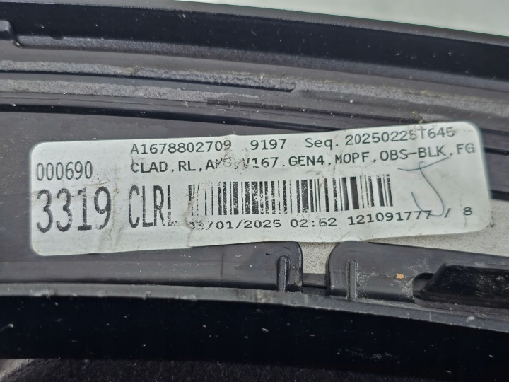 фото №11, Молдинг na крыло mercedes gle w167 v167 amg 19- зад задняя левая a1678802709