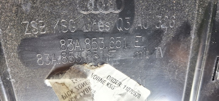 фото №7, Audi q3 2 ii 83a решітка радіатора решітка перед 2019-2024r