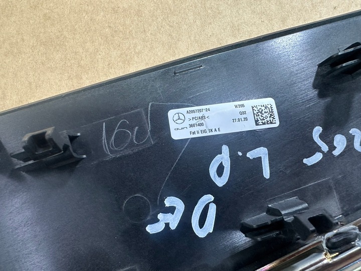 фото №9, Планка дверь, дверная, левый перед дерево, burmester mercedes c класс w205