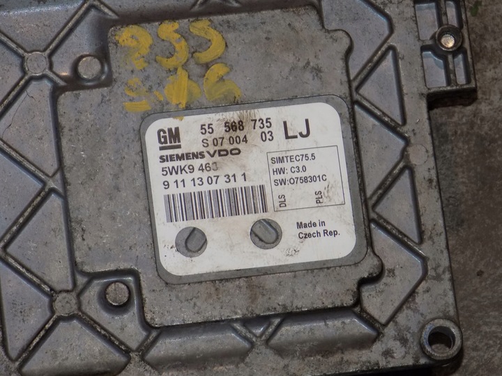 фото №7, Компьютер блок управления opel 55568735 5wk9463