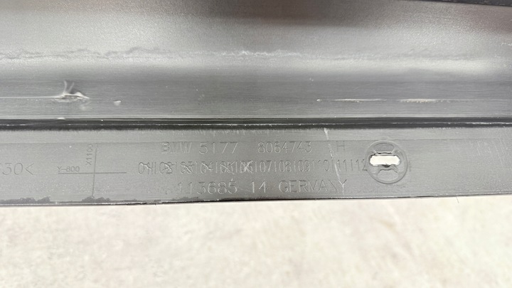 фото №15, Bmw g30 g31 планка накладка порогова ліва 475 чорний sapphire м-пакет