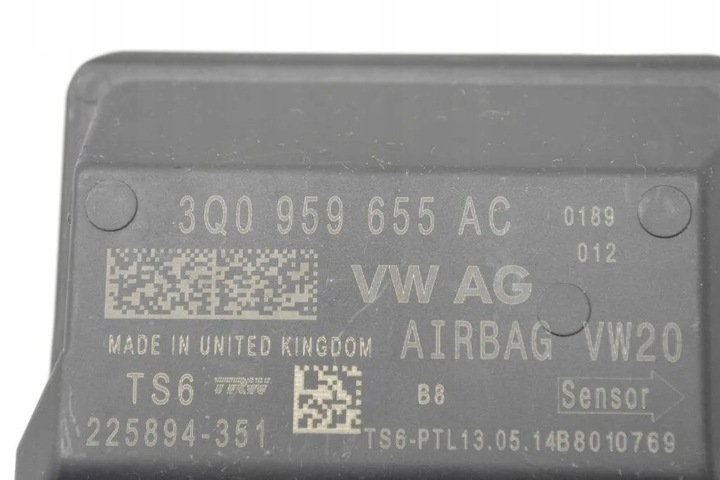 фото №4, Модуль подушка skoda octavia iii 5e3 3q0959655ac 2014