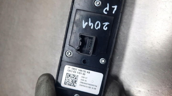 фото №6, Переключатель стекло левый перед ford focus mk2 рестайлинг 1.6b 09r hb 7m5t-14a132-ab