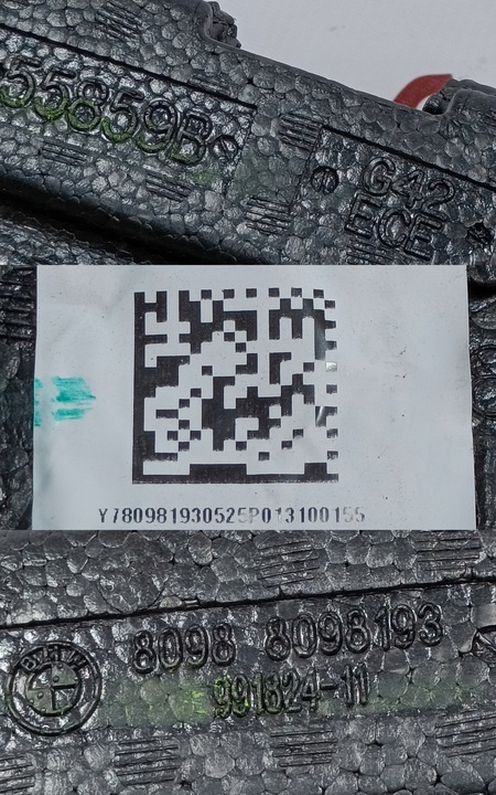 фото №10, Bmw bmw 2 g42 кронштейн піна абсорбер удару бампер перед 51118098193