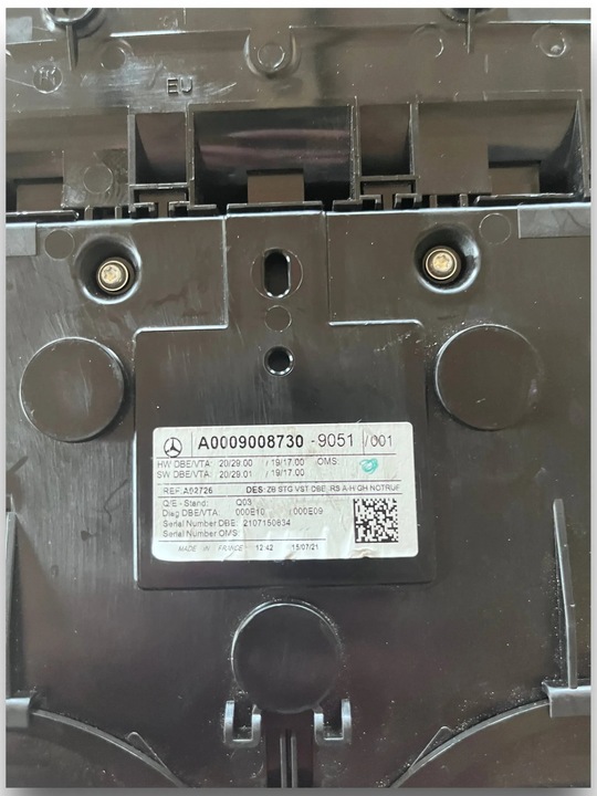 фото №6, Mercedes w177 освещение лампа кабины интерьера a0009002124 #382 $j