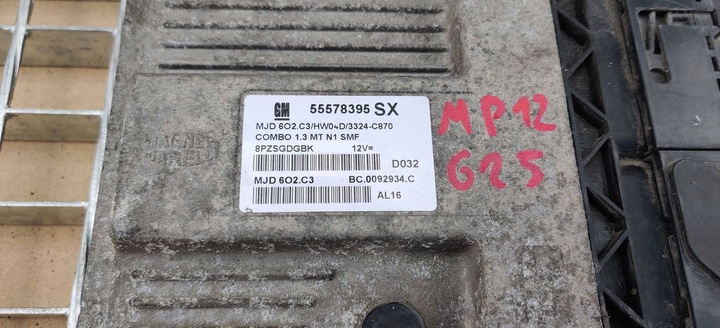 фото №2, Opel combo c 2006 блок керування комп'ютер модуль ecu 55578395sx