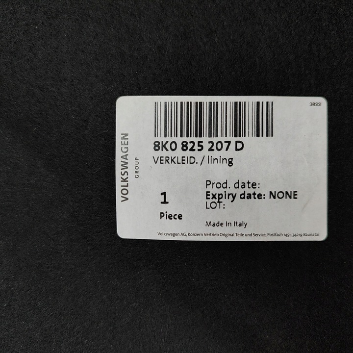 фото №6, Audi a4 s4 b8 8k 2011 левая сторона защита боковая шасси