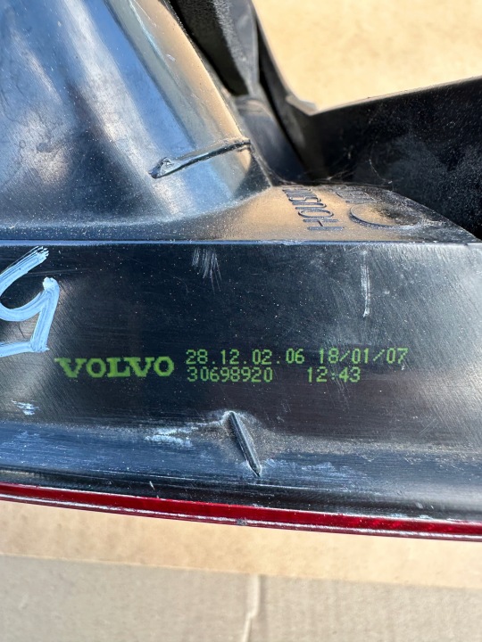 фото №7, Фара задняя правая volvo v50 универсал oem номер 30698920