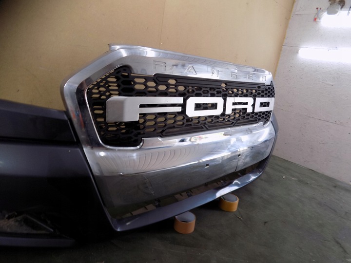 фото №10, Ford ranger рестайлинг 15- бампер переднее перед решётка eb3b-17c831-cc оригинал