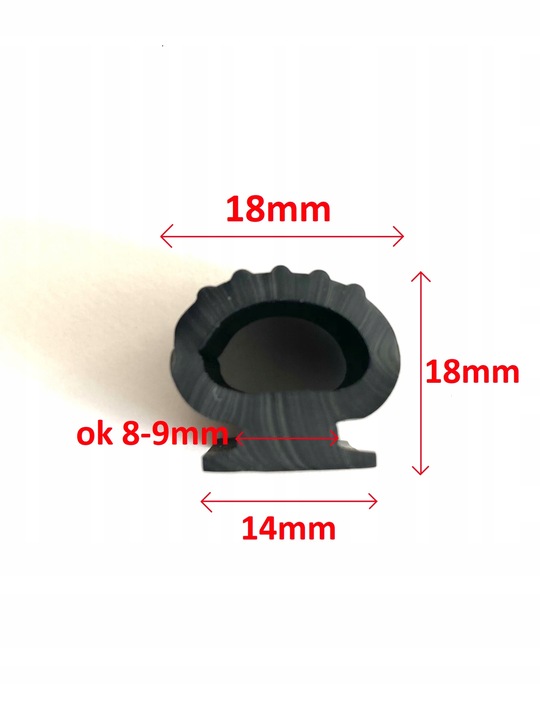 фото №3, Універсальний прокладка гумова wsuwana w профіль прокладка притискна двері