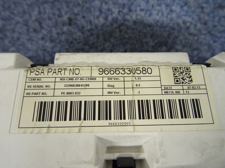 фото №8, Спідометр  прилади 9666330580 citroen c5 iii 2.0 hdi