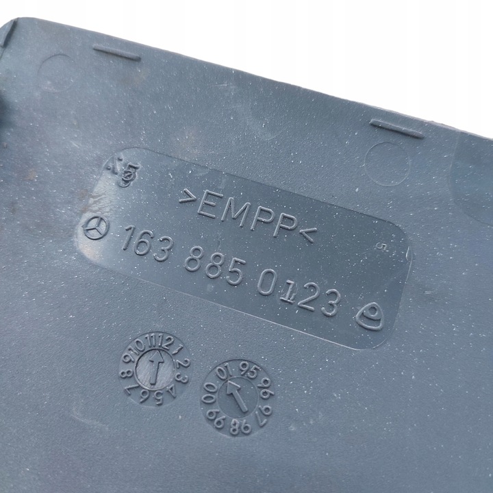 фото №6, Заглушка бампера зад mercedes ml w163 1638850123