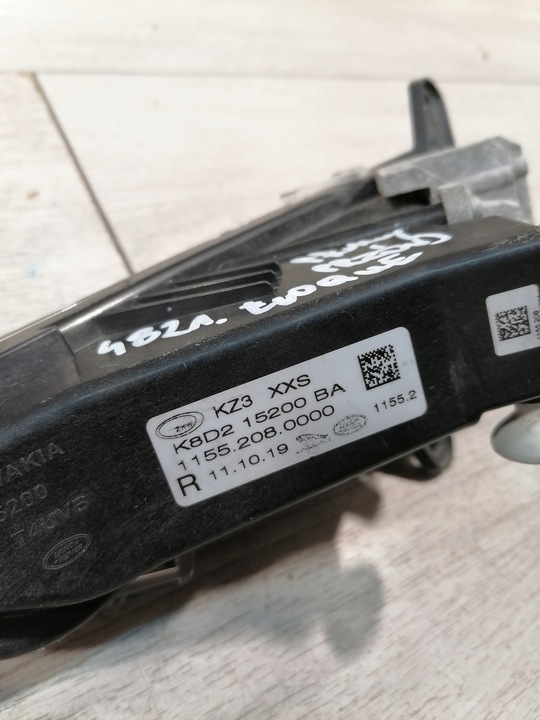 фото №6, Evoque галоген led правый перед k8d2-15200-ba