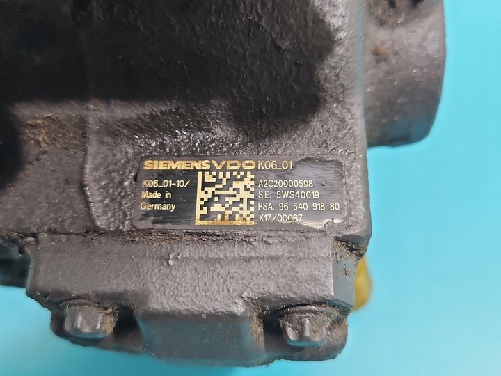 фото №8, Насос вприскувальний peugeot 307 5ws40019 9654091880 2.0 hdi