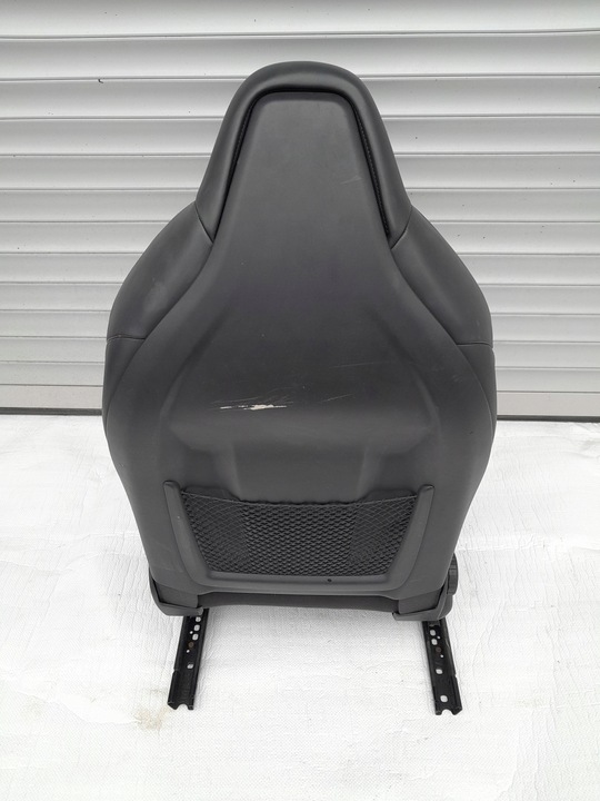 фото №9, Audi a3 s3 8v сиденье пассажира кожа стёганая белая nić з підігрівом