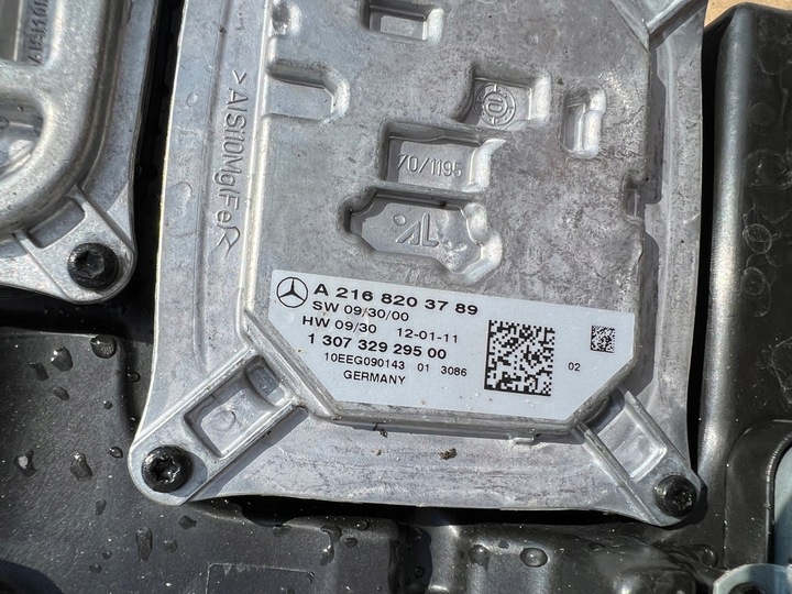 фото №9, Mercedes cl 216 рестайлинг фара лампа ксенон led перед левая комплектная oem