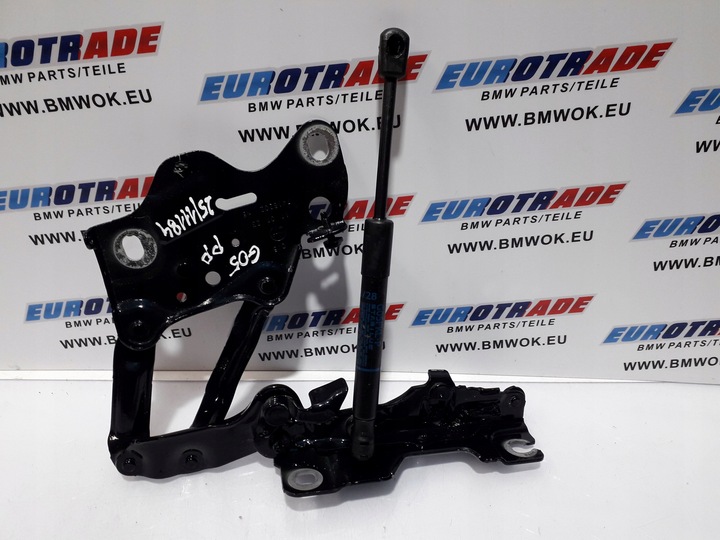 фото №9, Bmw g05 g06 g07 g09 f95 f96 комплект петля капота + телескоп карбон-чорний