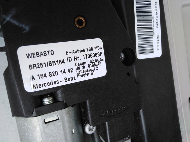 фото №8, Mercedes r клас w251 люк двигунчик 09r eur