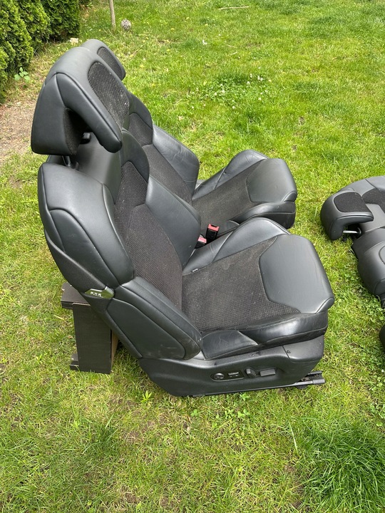 фото №7, Сидіння сидіння диван шкіра шкіряні citroen c5 iii x7 08- комплект європа