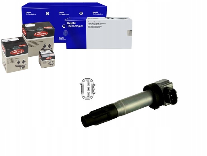 фото №4, Катушка зажигание. opel agila 1,2 08- gn10530-12b1/del delphi