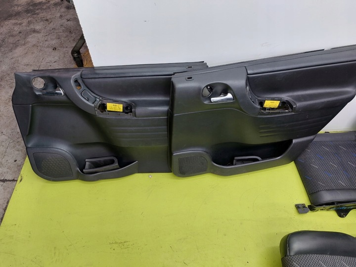 фото №12, Сидіння комплект opel zafira a i 1999-2005 recaro обшивки напівшкіра opc