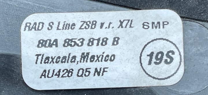 фото №13, K23 audi q5 ii 80a s-line планка крыльев правые зад 80a853818b