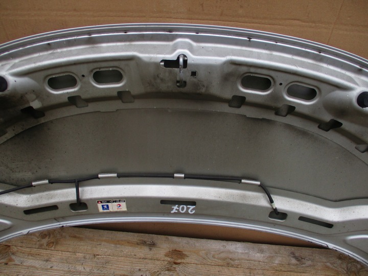 фото №7, Капот крышка двигателя peugeot 207 06-12