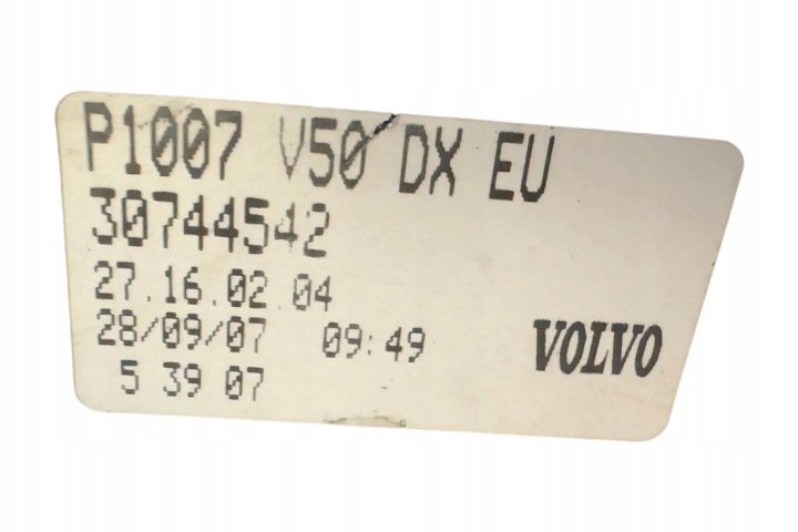 фото №8, Фара правая задняя volvo v50 mw 30744542 1.6l дизель 81kw 2008