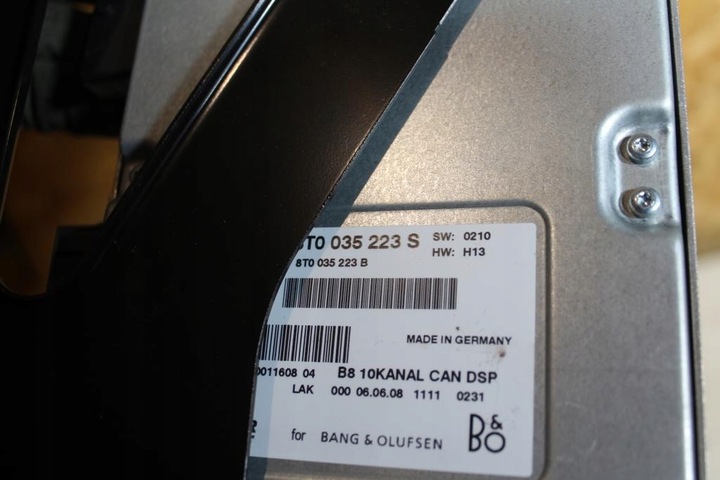фото №9, Усилитель bang olufsen audi a5 8t 8t0035223s