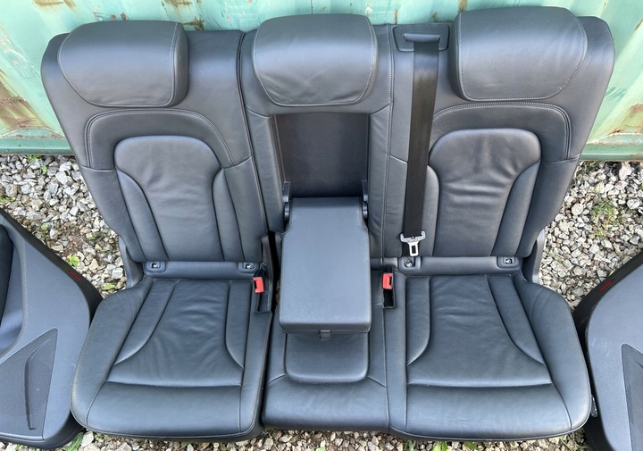 фото №14, Сидіння шкіра sokórzane чорні з підігрівом електрика audi q5 8r0 s-line рестайлінг